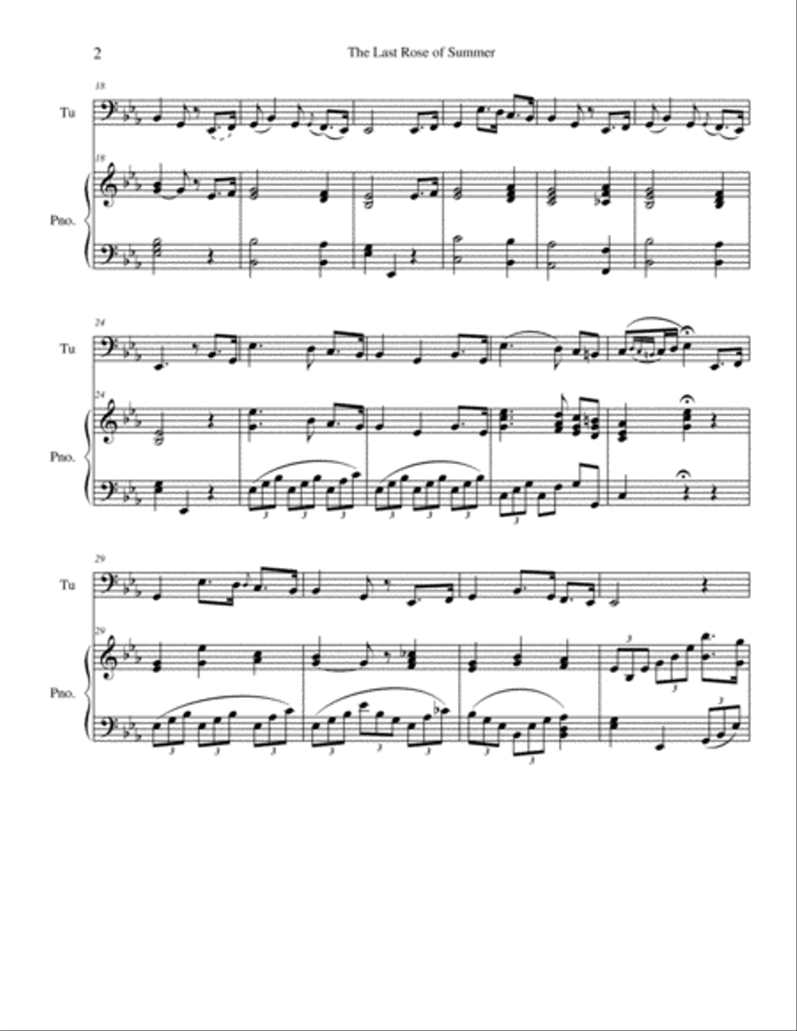 Art Songs for Young Folks, Vol. 1 - tuba and piano Voice Solo scores gallery preview page 4