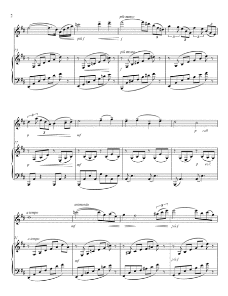 "Meditation" from Thais by Jules Massenet; for flute and piano