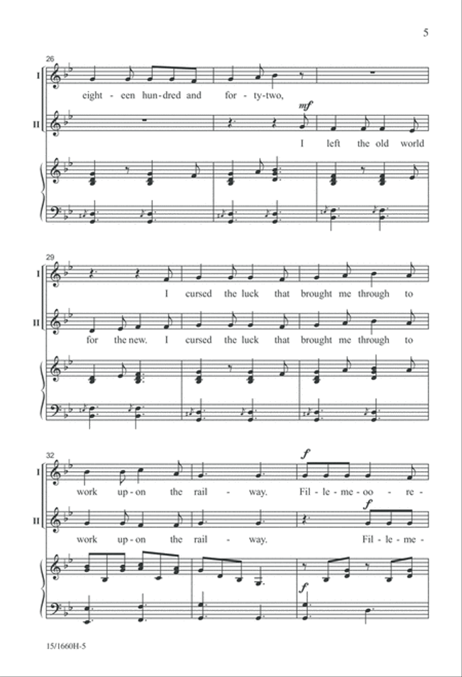On the Railroad 2-Part scores gallery preview page 5