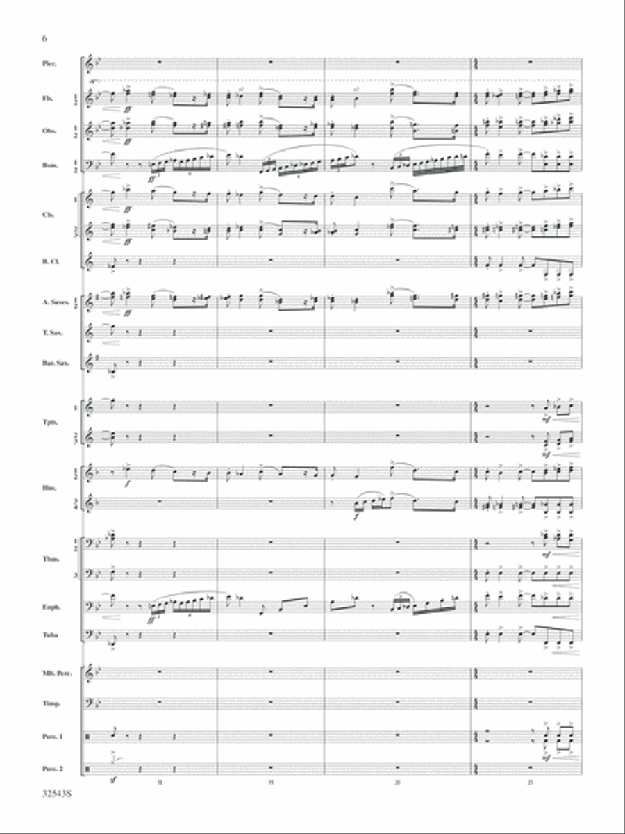 Sea Hawk: Score Sea Hawk: Score Concert Band scores gallery preview page 6
