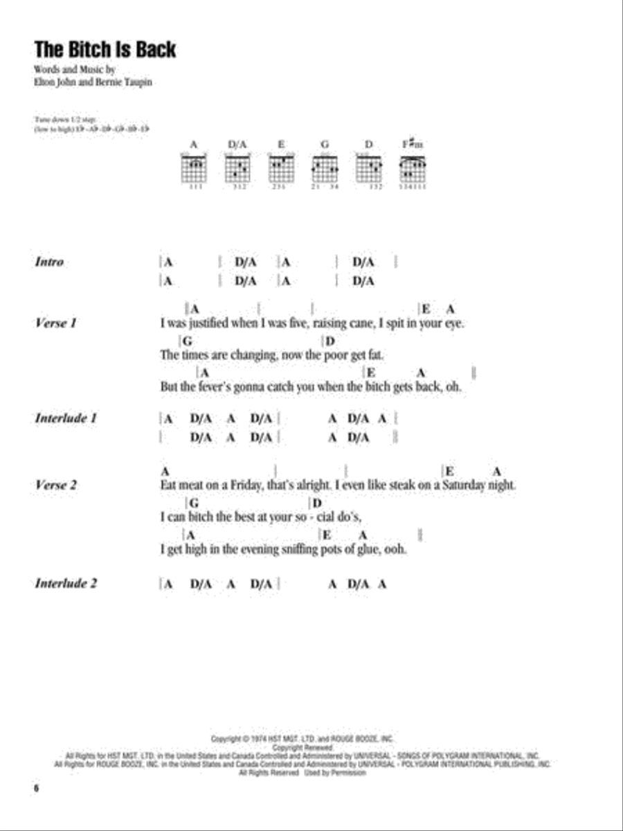 Rocketman - Strum & Sing Series for Guitar