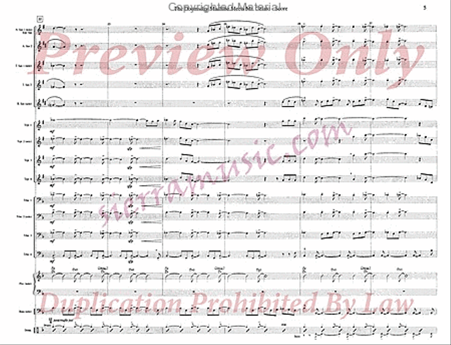 The Doomsday Machine Meets Mr. Gelato Jazz Ensemble scores gallery preview page 6