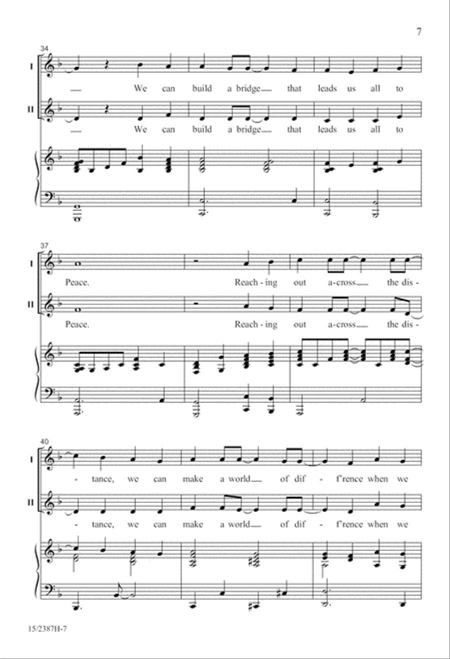 We Can Build a Bridge 2-Part scores gallery preview page 8