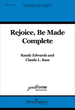 Book cover for Rejoice, Be Made Complete