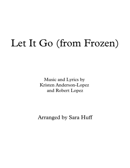 Let It Go (from Frozen) - beginning piano with chords! image number null