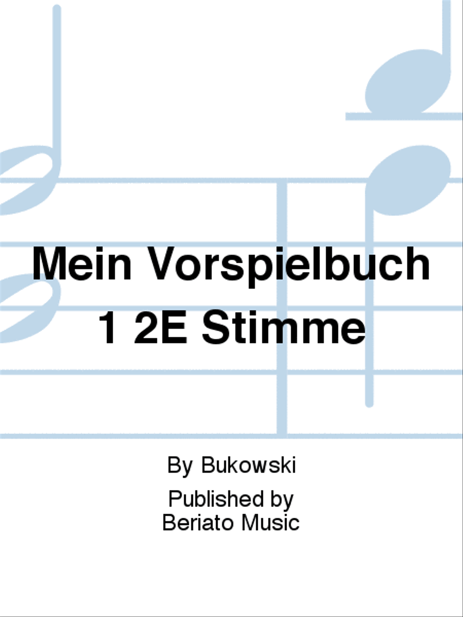 Mein Vorspielbuch 1 2E Stimme Accordion scores gallery preview page 1