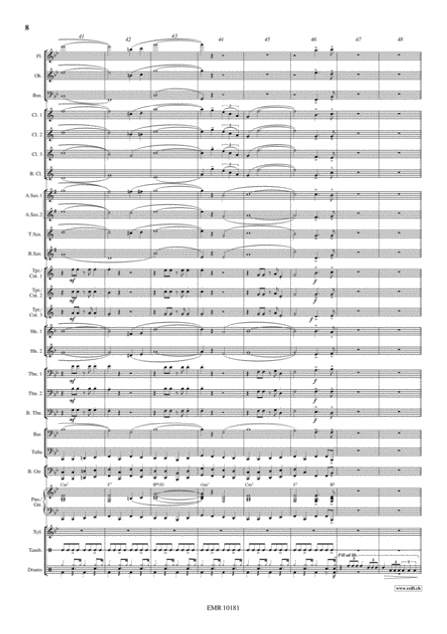 Venice Junction Concert Band scores gallery preview page 9