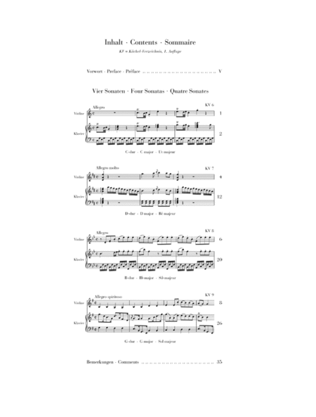 Wolfgang Amadeus Mozart – “Wunderkind” Sonatas, Volume 1, K6-9