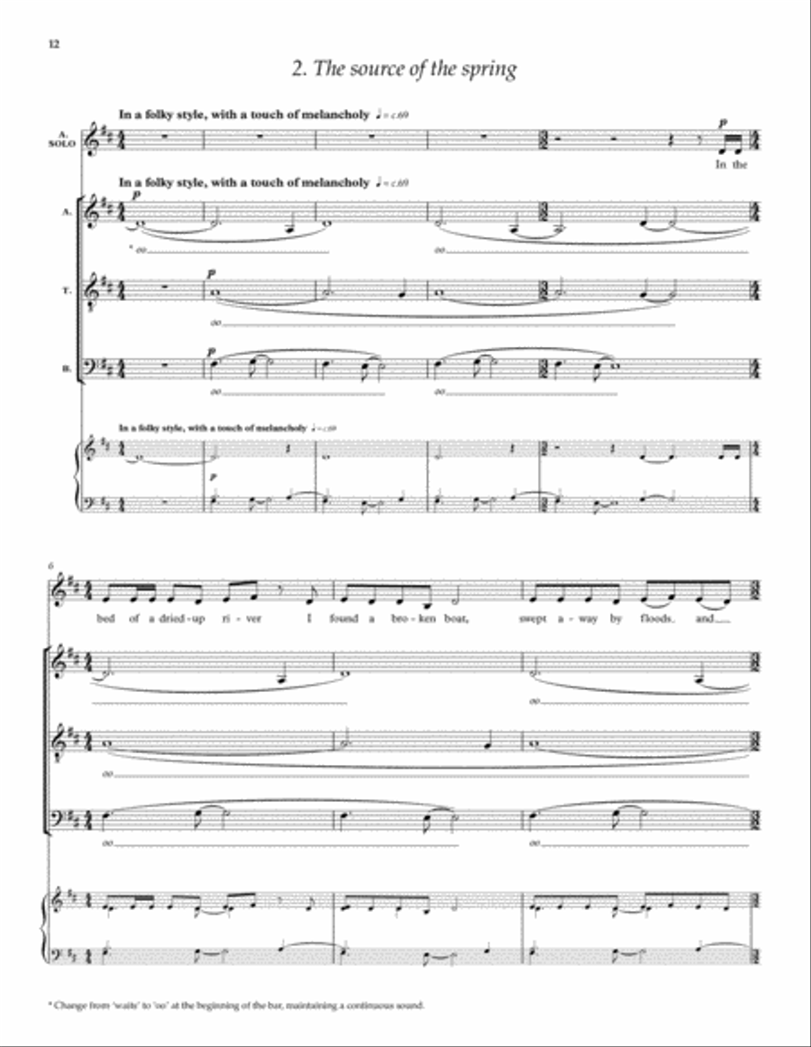 The Miracle of the Spring 4-Part scores gallery preview page 4