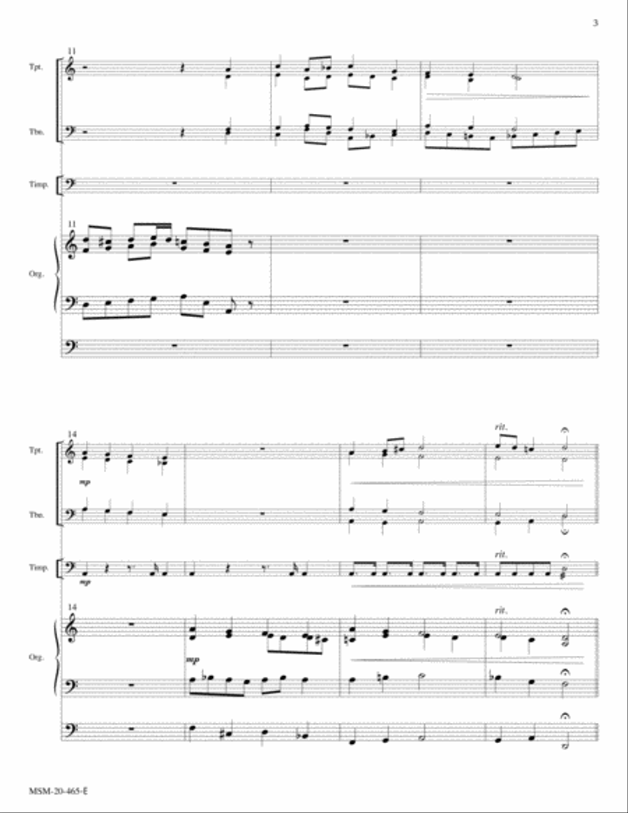 Christ Jesus Lay in Death's Strong Bands (Christ lag in Todesbanden) Choir scores gallery preview page 3