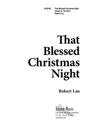 That Blessed Christmas Night