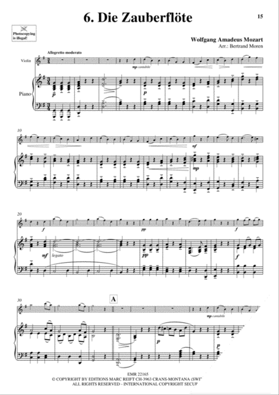 20 Greatest Slow Melodies Violin Solo scores gallery preview page 8