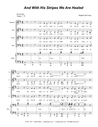 And With His Stripes We Are Healed (SATB) - Alternate Version)