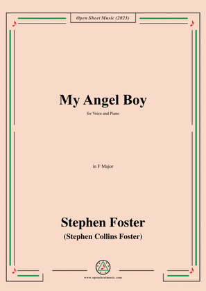 Book cover for S. Foster-My Angel Boy,in F Major