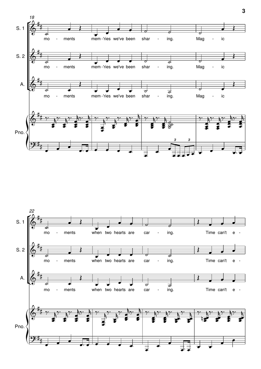 Magic Moments Magic Moments SSA scores gallery preview page 3