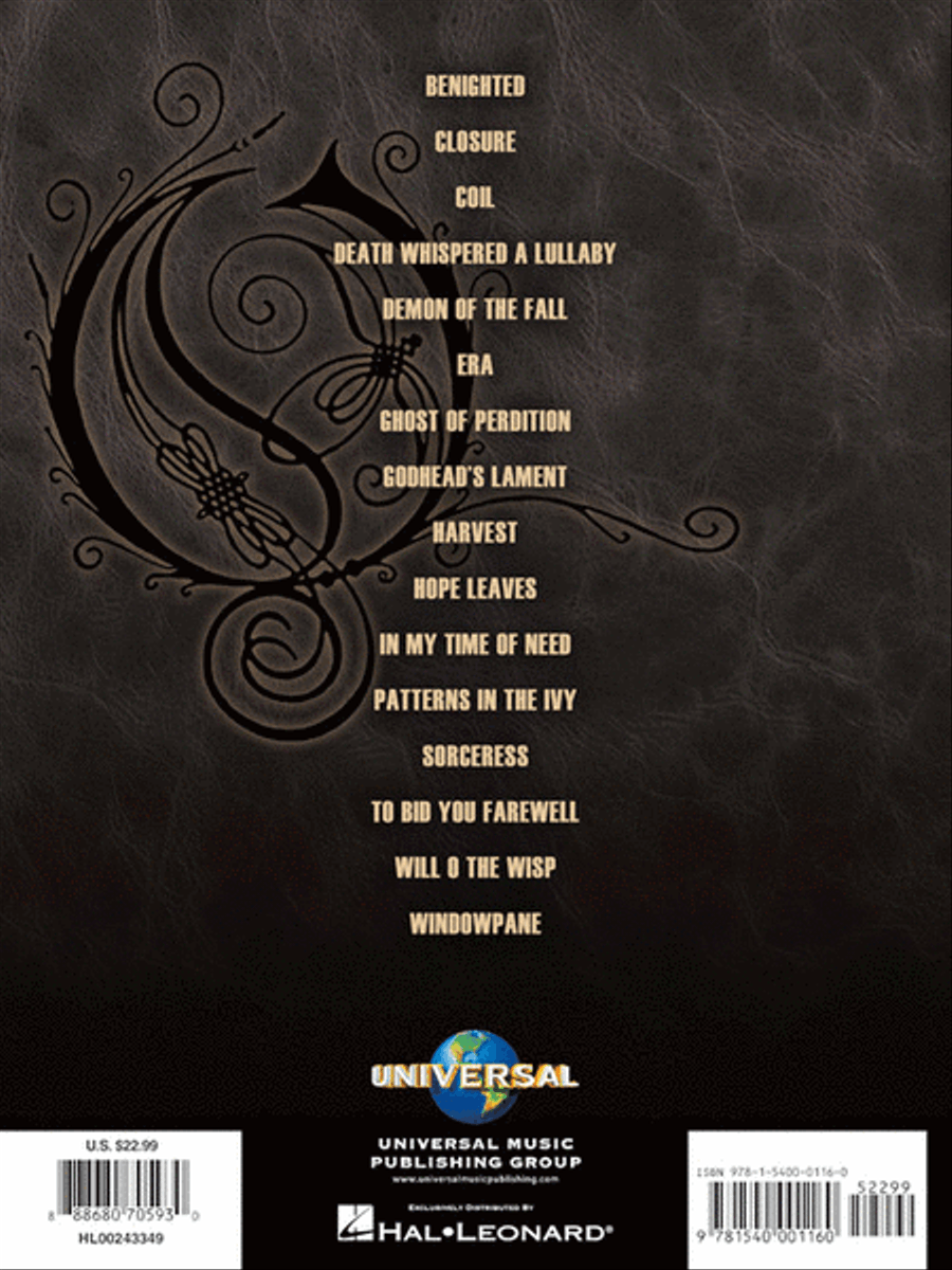 The Best of Opeth Electric Guitar scores gallery preview page 6