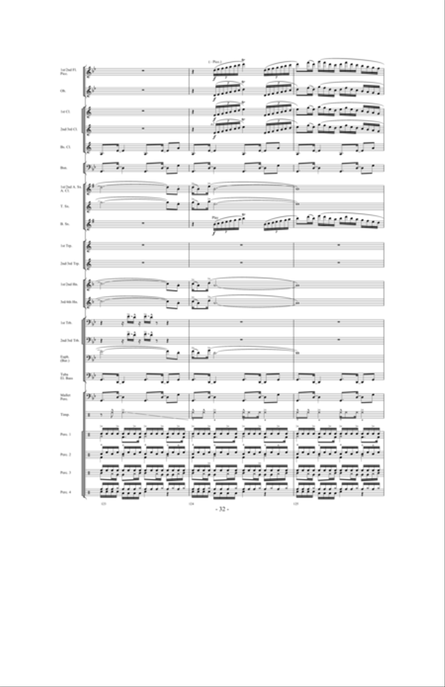 Brazil: Ceremony, Song and Samba Concert Band scores gallery preview page 31