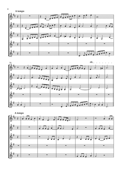 Clarinet Quintet - Missa Brevis (A. Gabrieli) image number null
