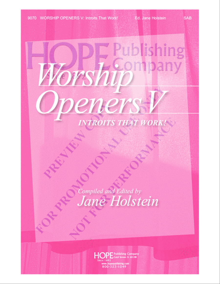 Worship Openers: Introits that Work!, Vol. 5 Choir scores gallery preview page 2