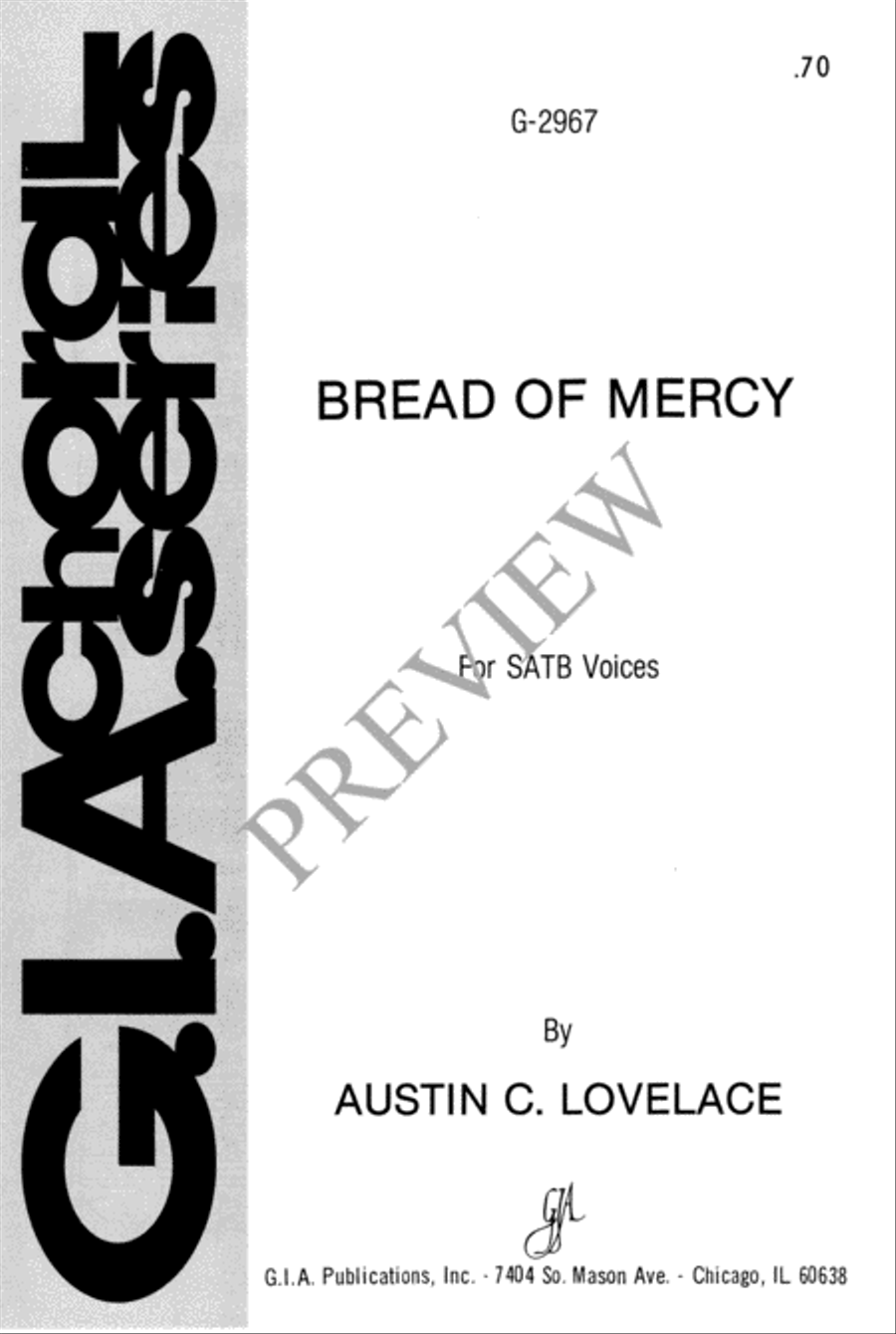 Bread of Mercy 4-Part scores gallery preview page 2