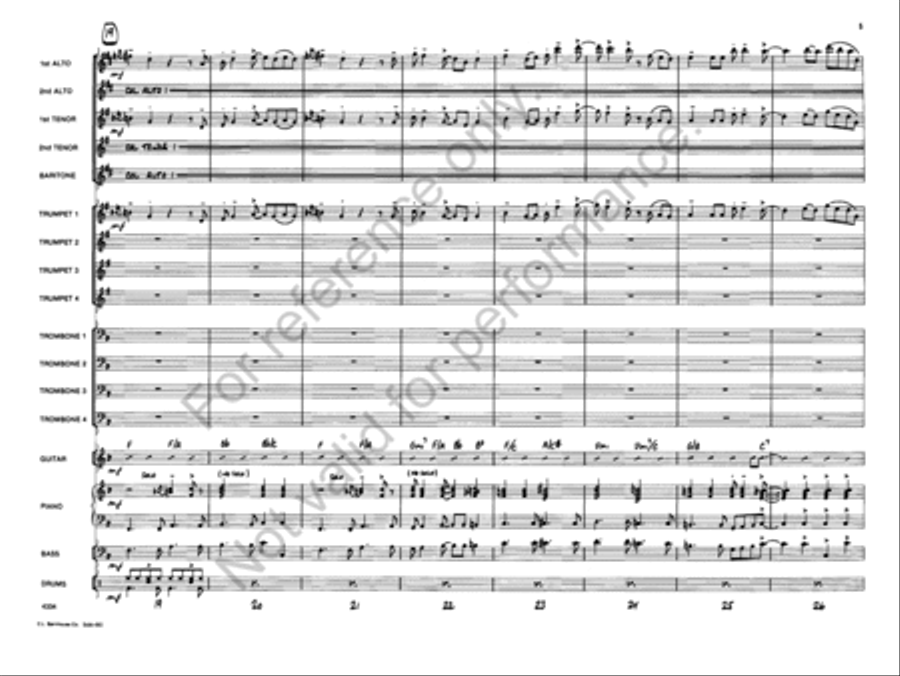 Gospel John Jazz Ensemble scores gallery preview page 5
