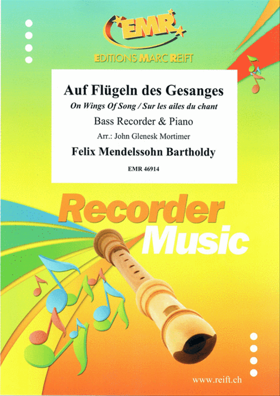 Auf Flugeln des Gesanges Soprano Recorder scores gallery preview page 1