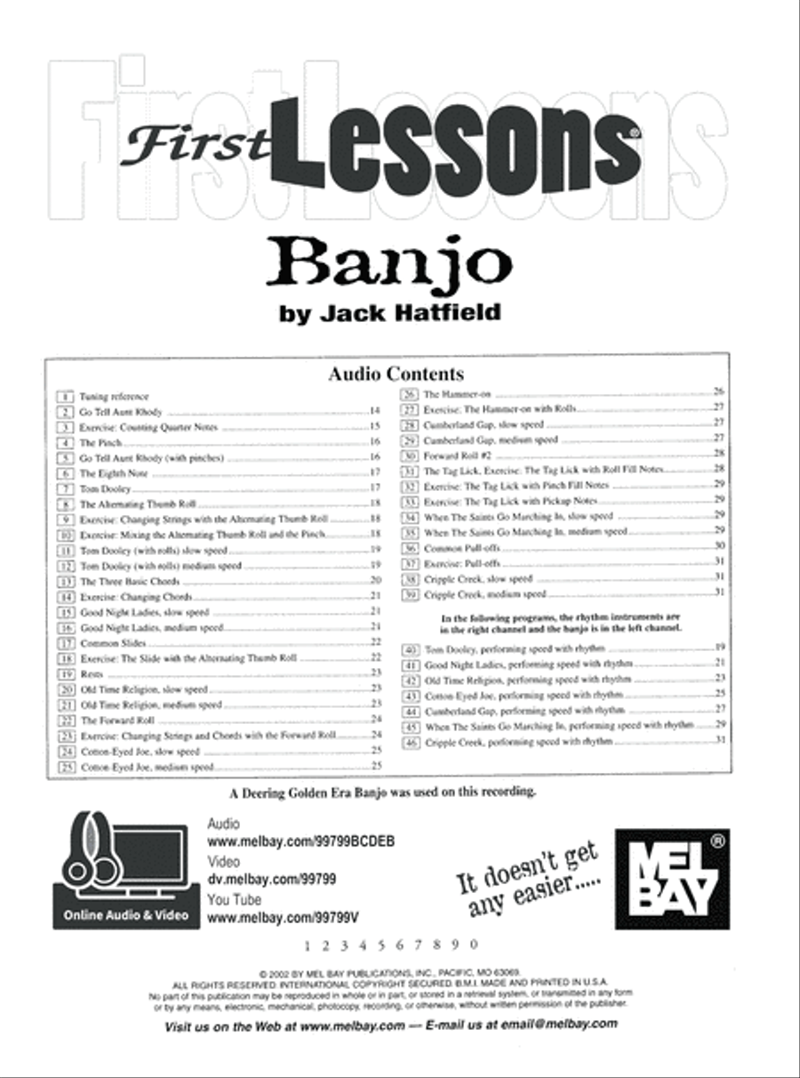 First Lessons Banjo Banjo scores gallery preview page 2
