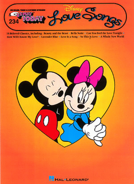 E-Z Play Today #234. Disney Love Songs