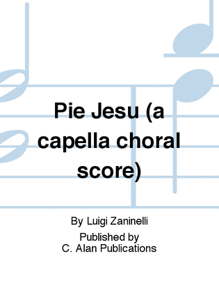 Pie Jesu (a capella choral score)