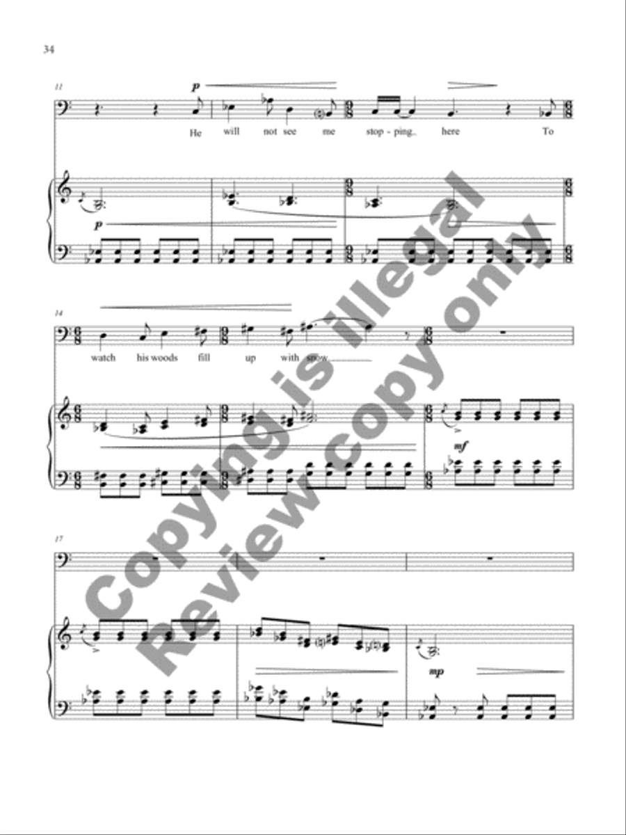 Winter Windows Baritone Voice scores gallery preview page 15
