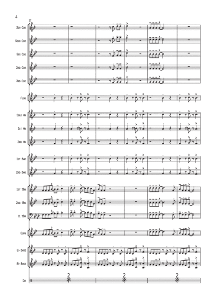 Get Ready Get Ready Brass Band scores gallery preview page 5