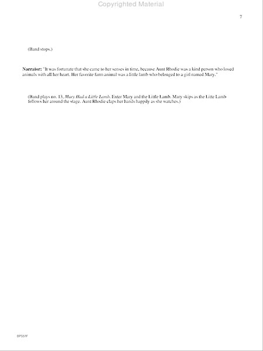 Aunt Rhodie's Diet Concert Band scores gallery preview page 8