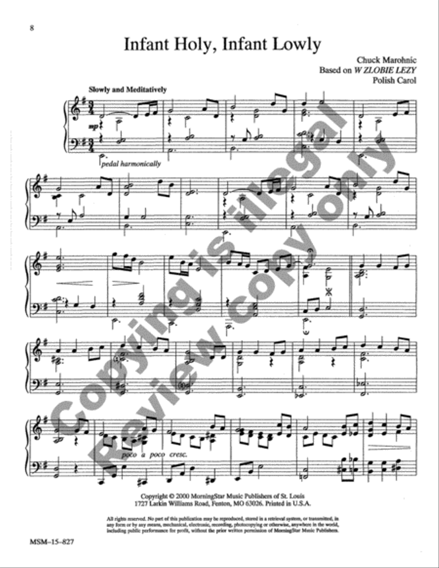 Christmas Jazz: Five Carols for Piano, Set 3 Piano Solo scores gallery preview page 5