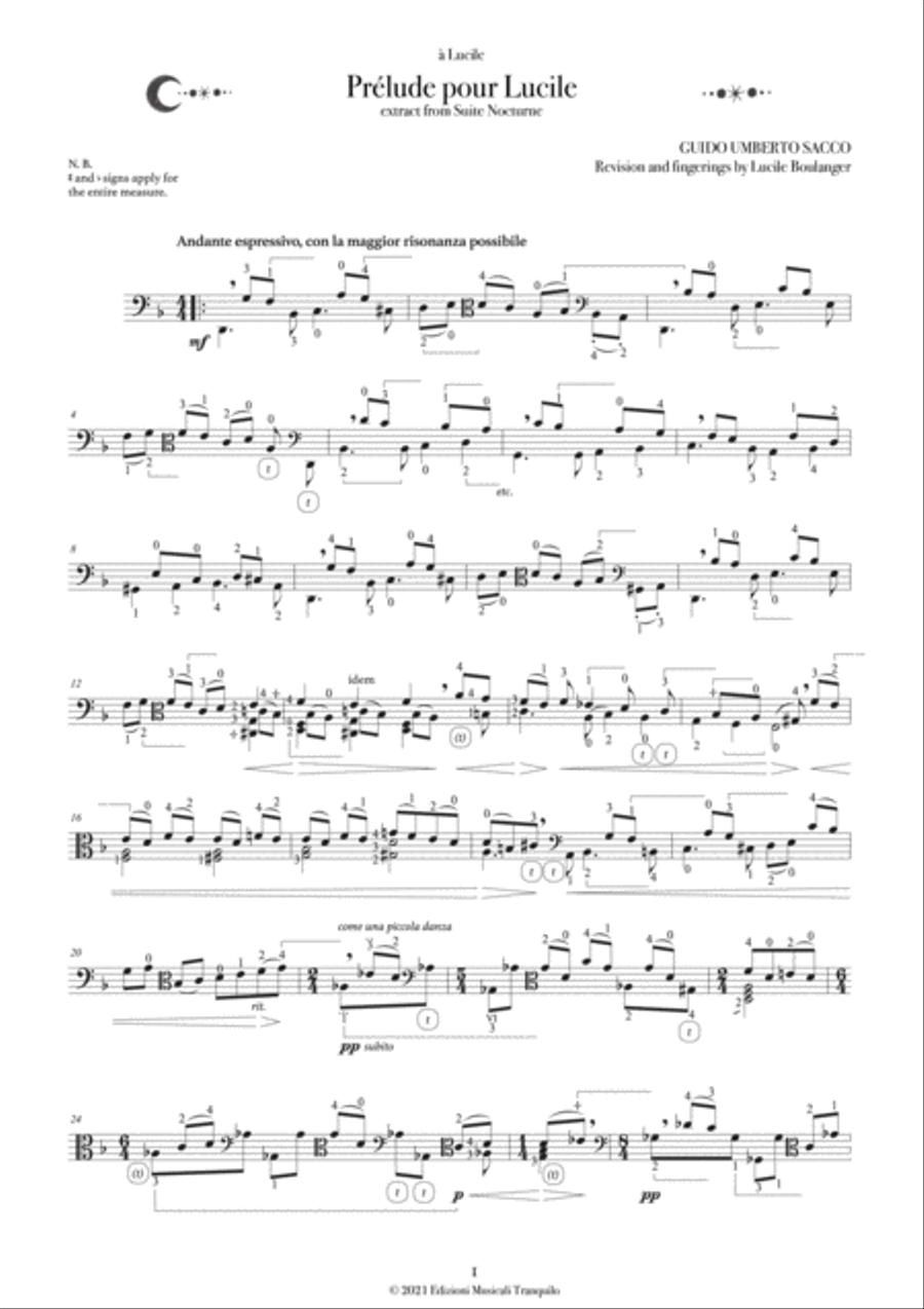 Prélude pour Lucile Viola scores gallery preview page 4