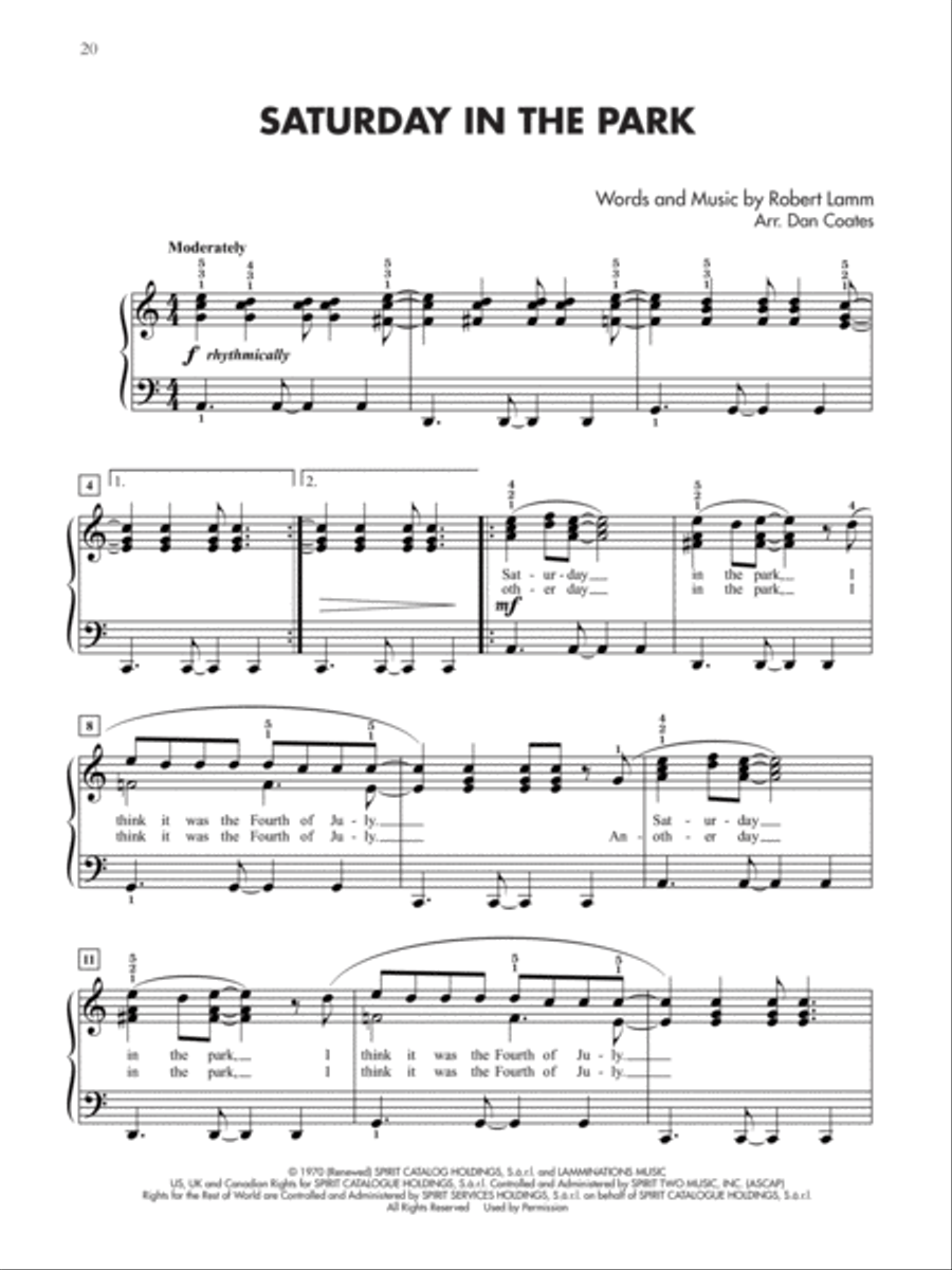 Classic Rock Hits for Teens 1-3 (Value Pack) Piano Solo scores gallery preview page 12