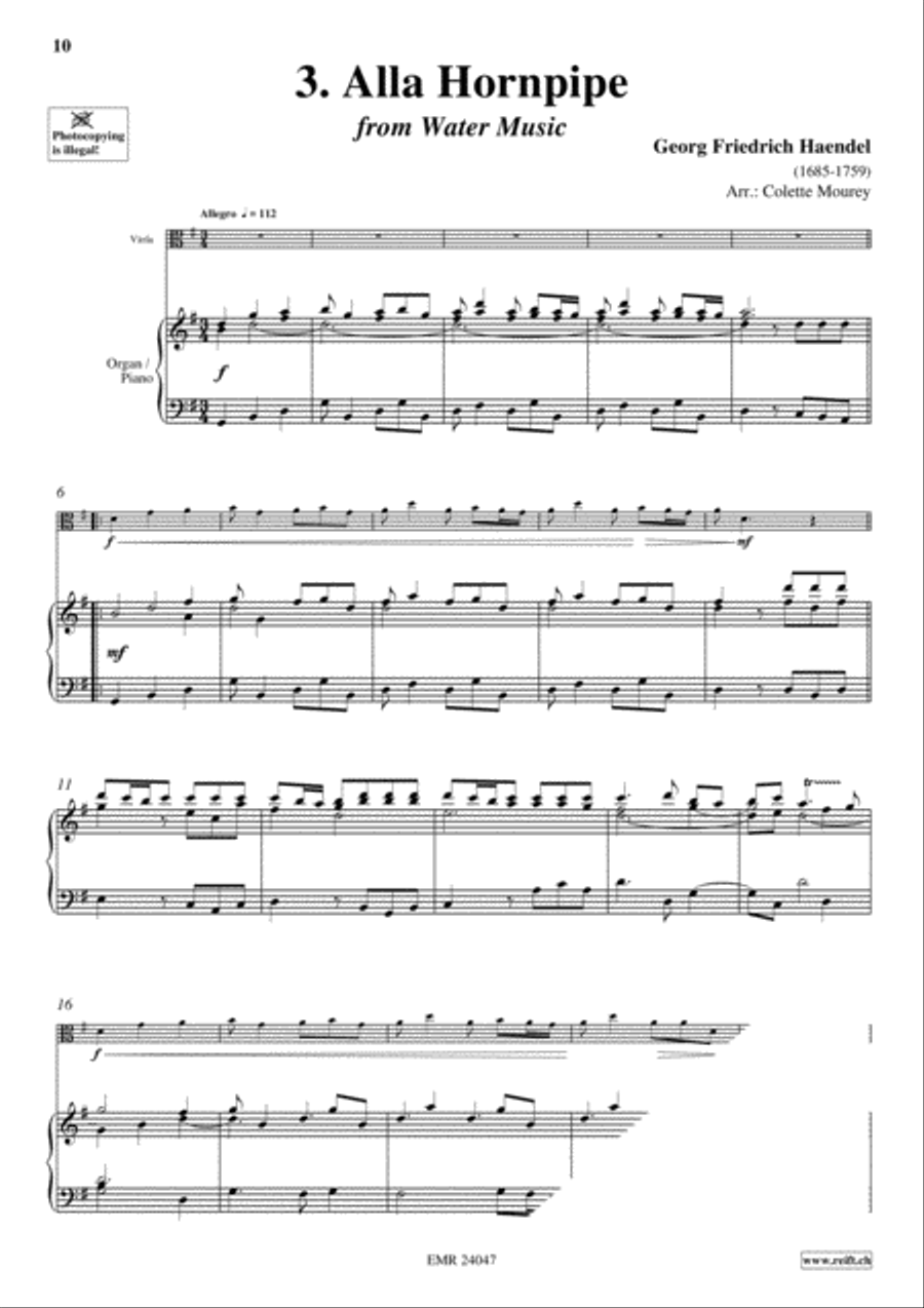 40 Greatest Baroque Hits Volume 1 Viola scores gallery preview page 5