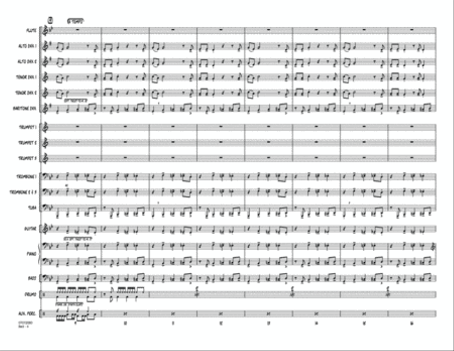 Bad - Conductor Score (Full Score) Jazz Ensemble scores gallery preview page 3