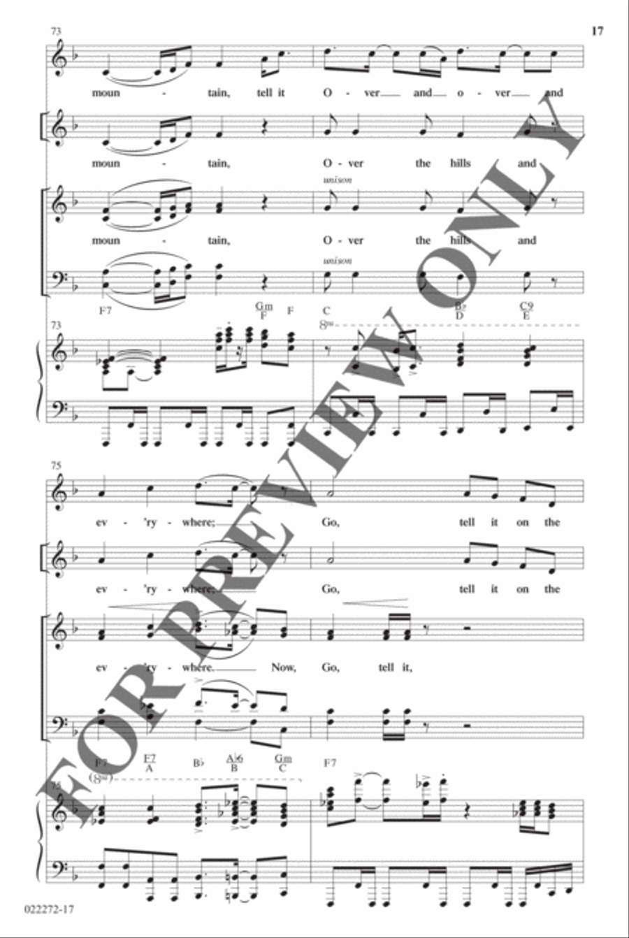 Best-Selling Christmas Anthem Pak Vol 1 - Anthem Preview Pak Hymn Anthems scores gallery preview page 18