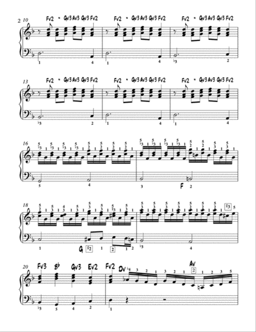 Cool Strut Piano Solo scores gallery preview page 2