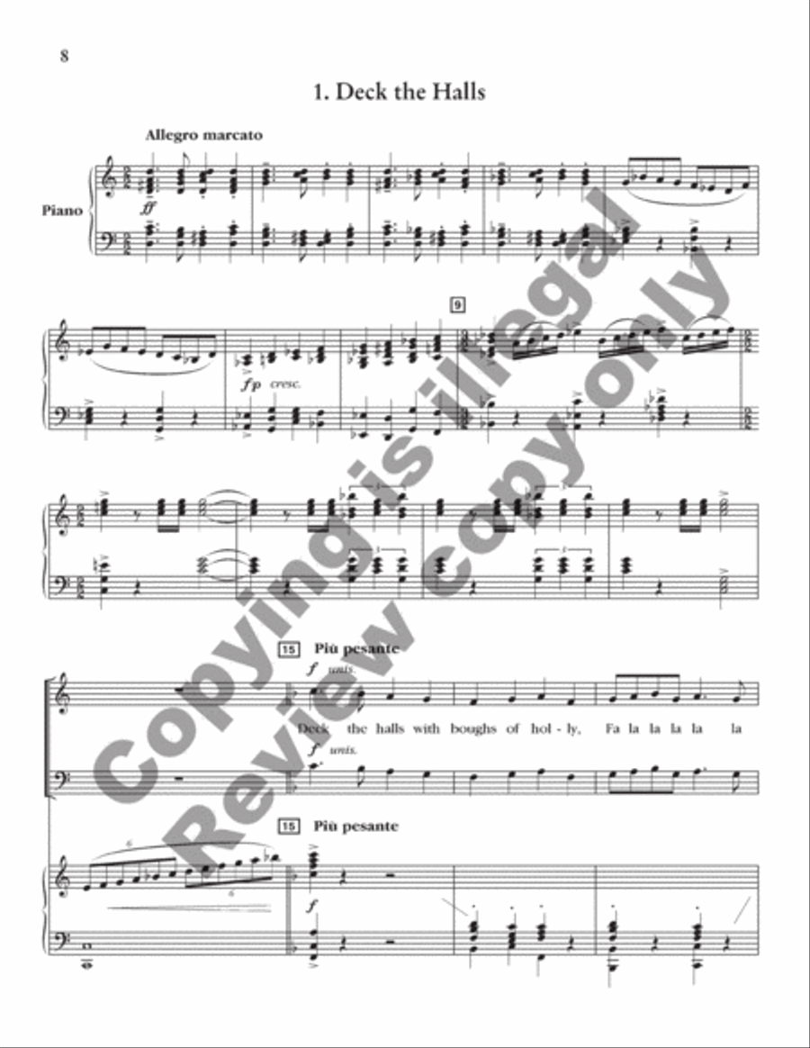 Christmas Ornaments Christmas Ornaments 4-Part scores gallery preview page 24