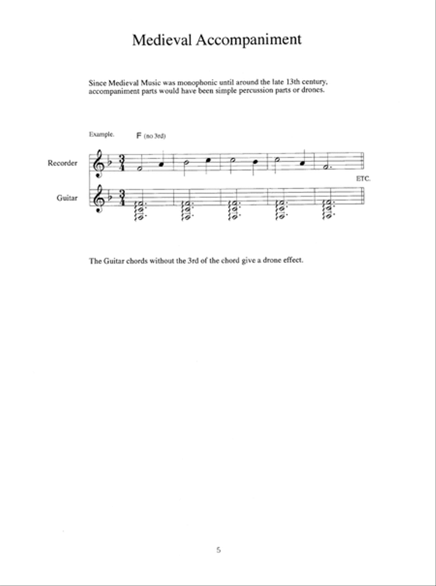 Medieval and Renaissance Music for Recorder Recorder scores gallery preview page 6