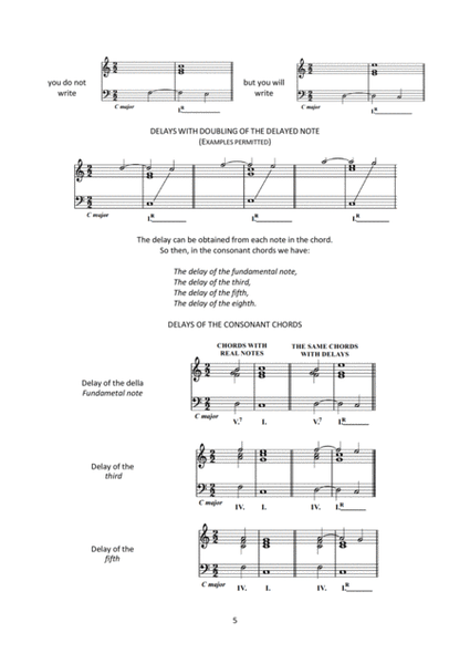 Advanced Method of Harmony and Musical Composition - PART 3 with Exercises