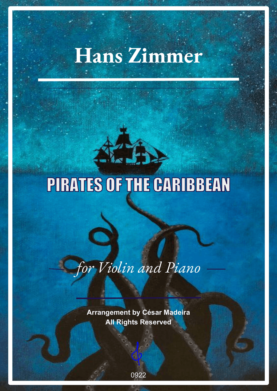 Pirates Of The Caribbean Violin Solo scores gallery preview page 1