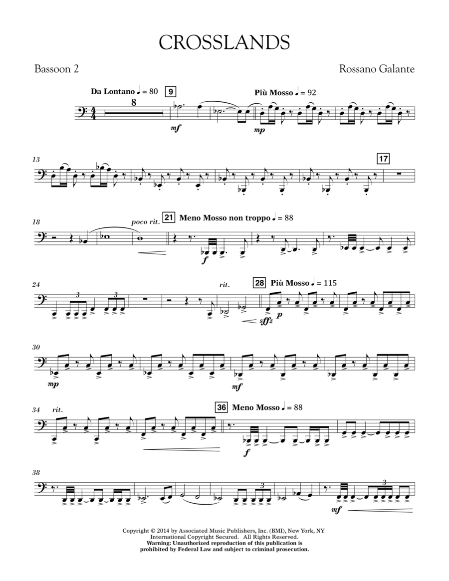 Crosslands - Bassoon 2