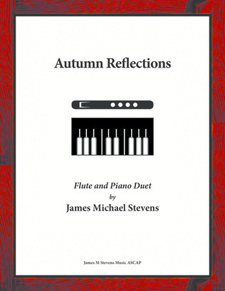 Book cover for Autumn Reflections - Flute & Piano