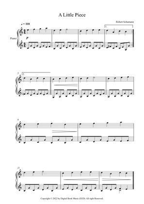 A Little Piece - Robert Schumann (Piano)