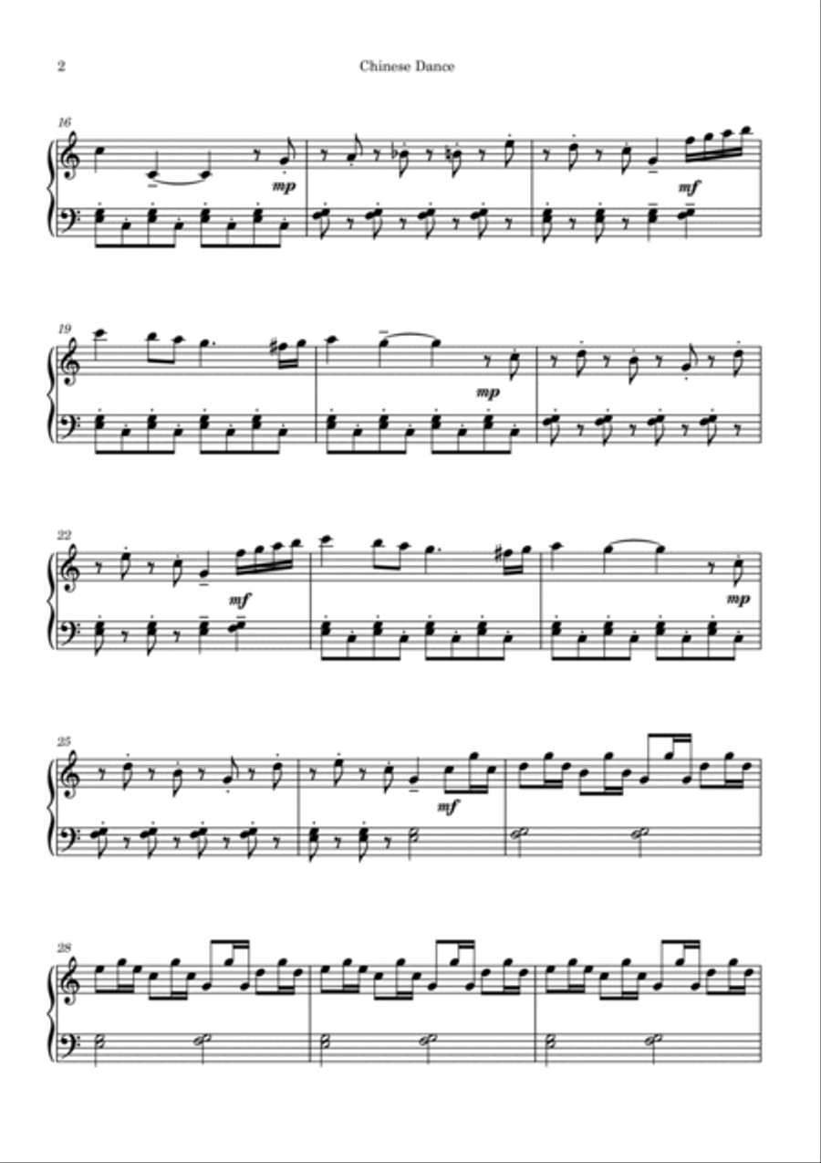 Chinese Dance Piano Method scores gallery preview page 2