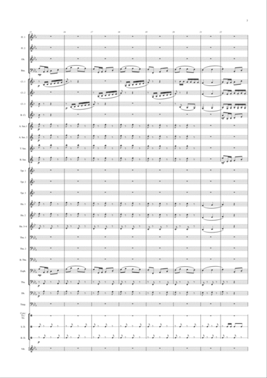 Boat Symphony (Concert Band) - Score Concert Band scores gallery preview page 4
