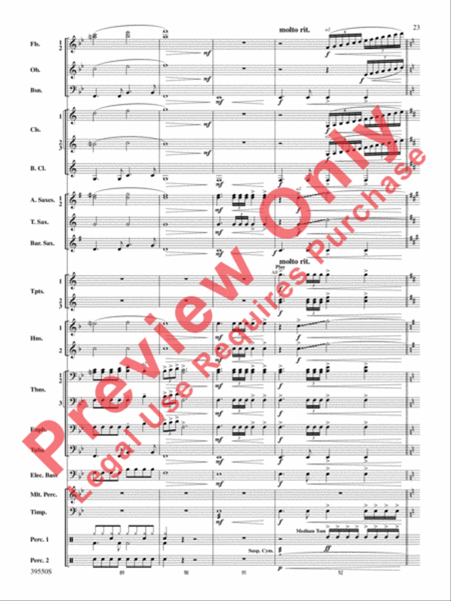 The Rolling Stones on Tour Concert Band scores gallery preview page 24