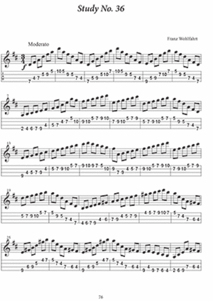 Wohlfahrt Violin Studies Arranged for Mandolin